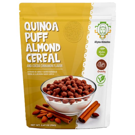 Allyma | Quinoa Puff Almond Crunch - Cocoa Cinnamon