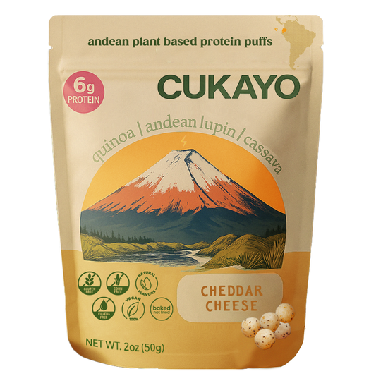 Cukayo | Chocho Puffs | Plant-based Protein Snack - Cheddar Cheese