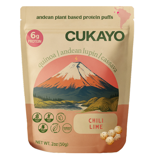 Cukayo | Chocho Puffs | Plant-based Protein Snack - Chili Lime Flavor