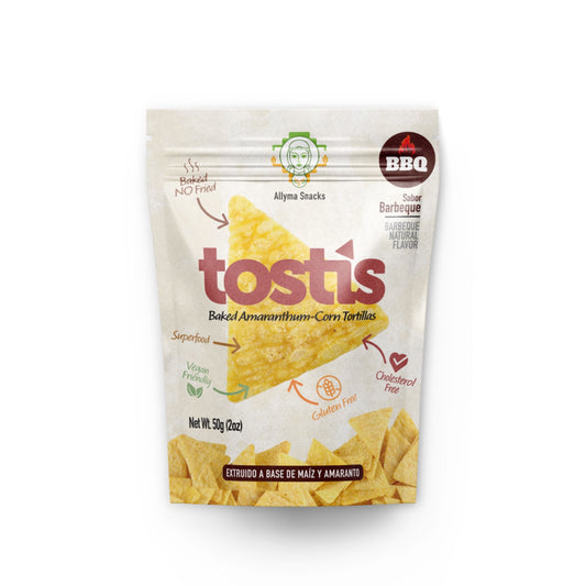 Tostis - Baked Amaranthum | Corn Tortilla Chips - BBQ Flavor